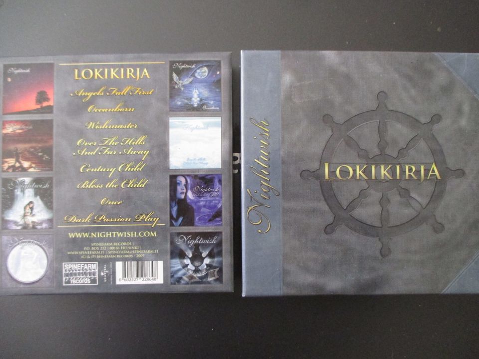 NIGHTWISH: Lokikirja  8 x CD Boxi