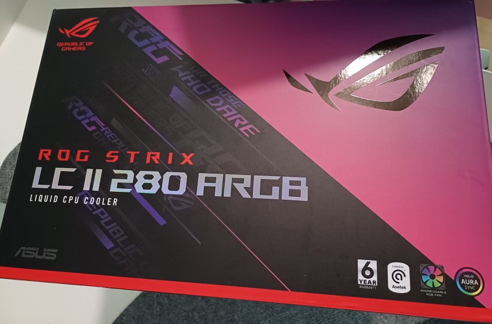 Asus ROG Strix LC II 280 ARGB AIO-jäähy