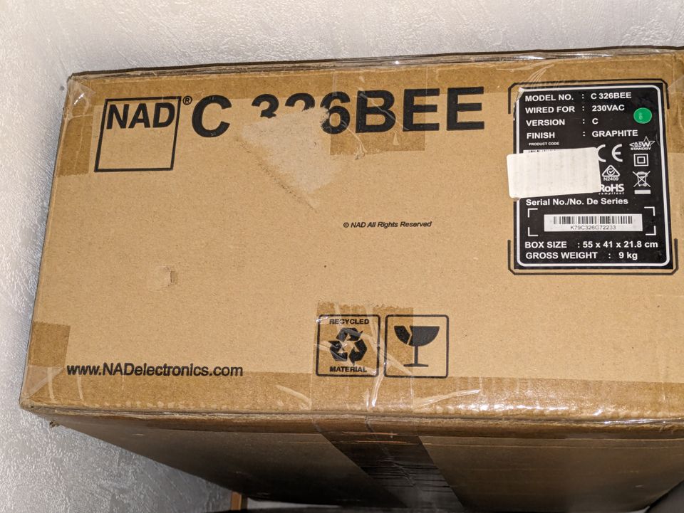 NAD C326BEE -vahvistin