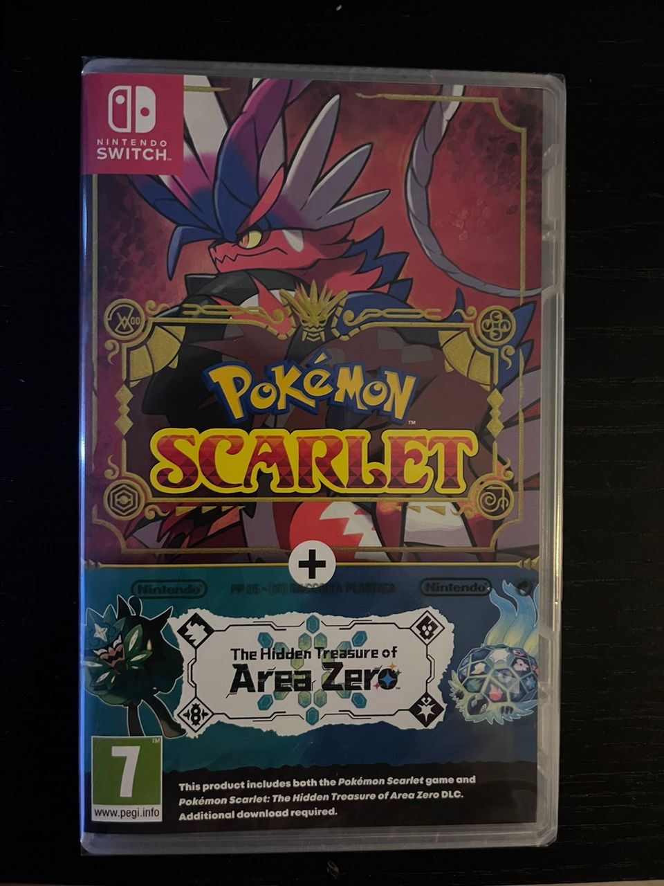 Pokemon scarlet+Hidden treasure of area zero