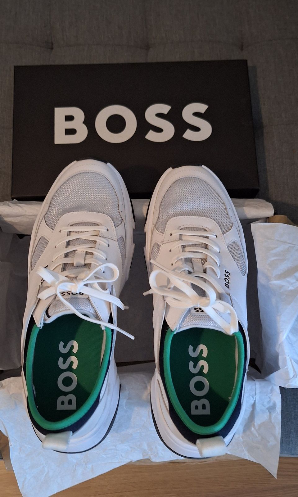 Boss Sneakerit EU 45 valkoiset