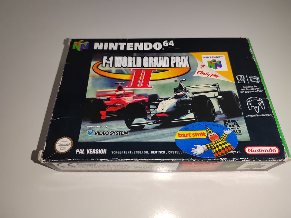 Nintendo 64 peli : F1 WORLD GRAND PRIX