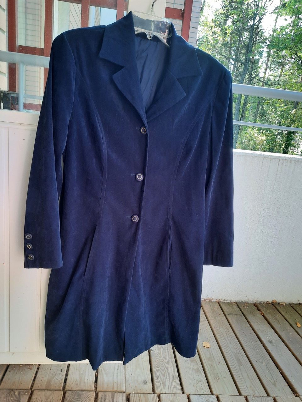 Vintage sininen jakku takki bleiseri. Koko n.M