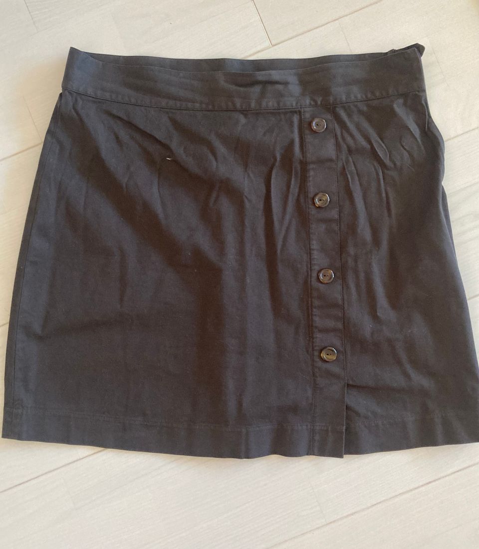 Kaiko Button Mini Skirt, ruskea, 44