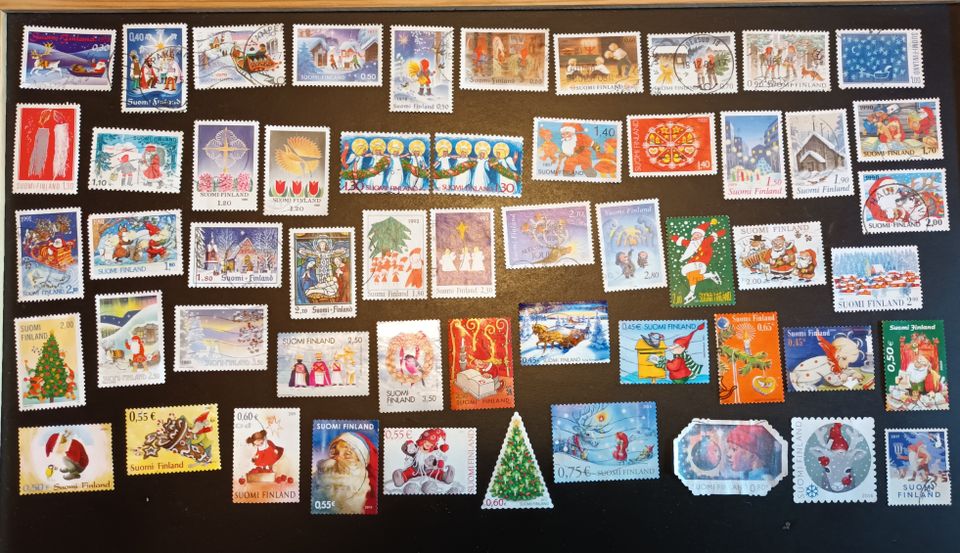 Suomi postimerkkejä 54 erilaista