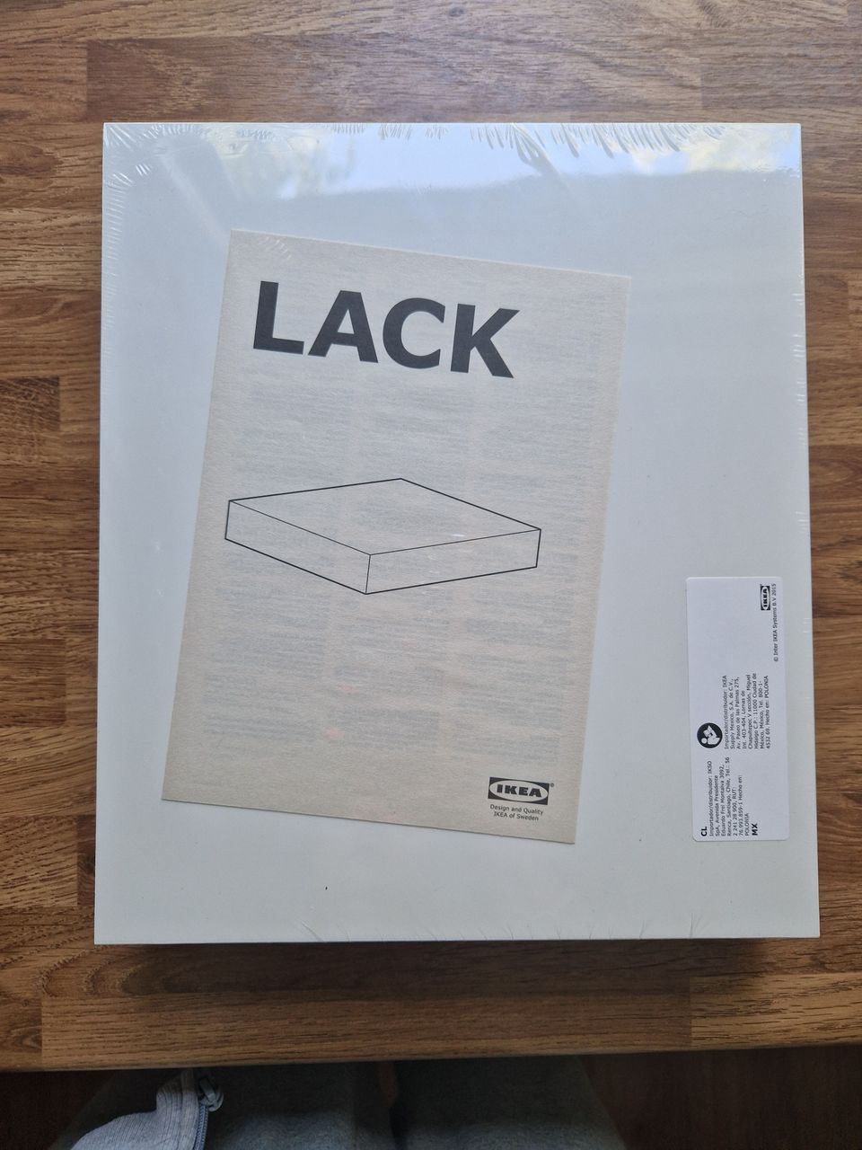 Hylly valkoinen Ikea Lack
