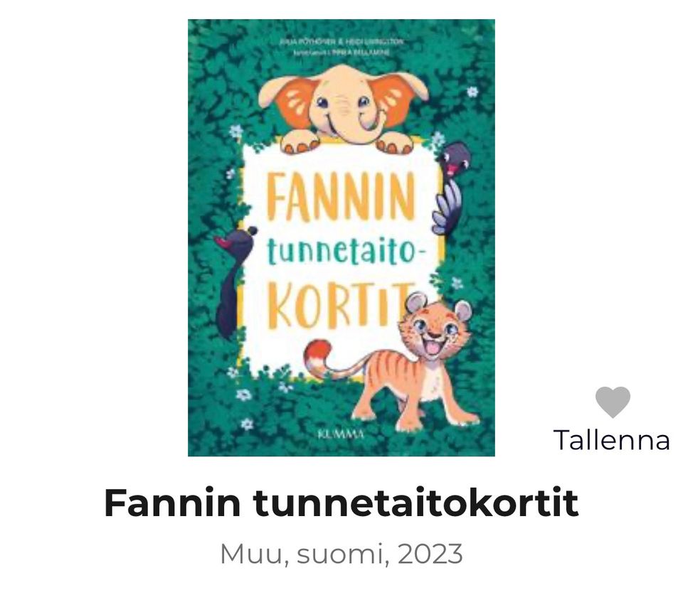 Ostetaan Fannin tunnetaitokortit