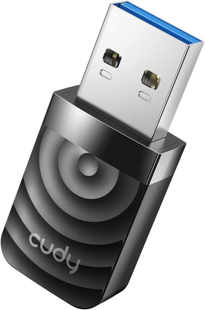 Cudy high gain usb 3.0 dual band 2.4 / 5ghz wlan-sovitin ac1300