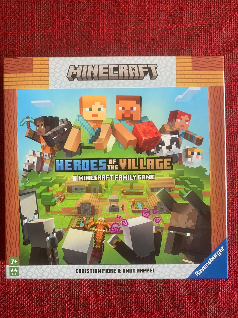 Minecraft Heroes of the village lautapeli