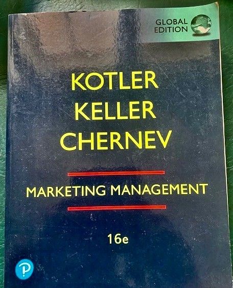 Marketing Management, 16th Edition, markkinointijohdon klassikkoteos