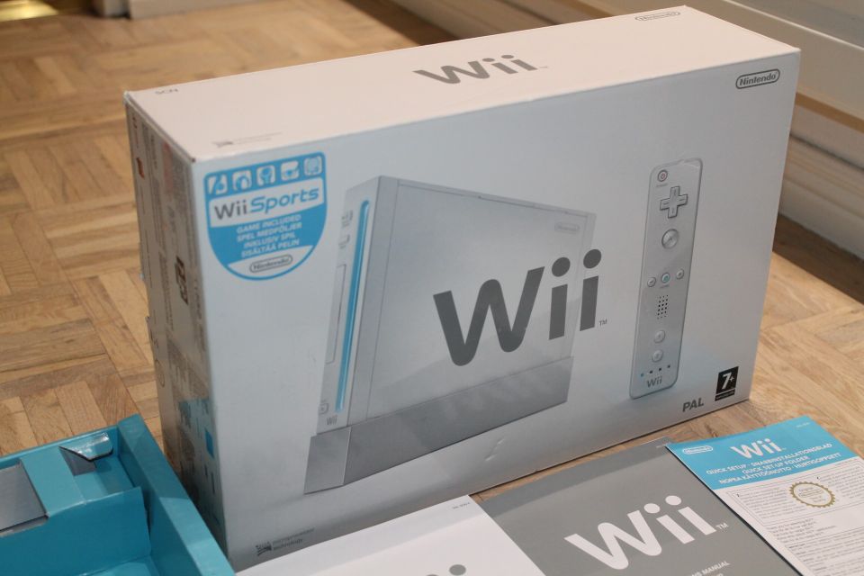 Nintendo Wii pelikonsoli laatikko peli konsoli siisti pakkaus pahvilaatikko