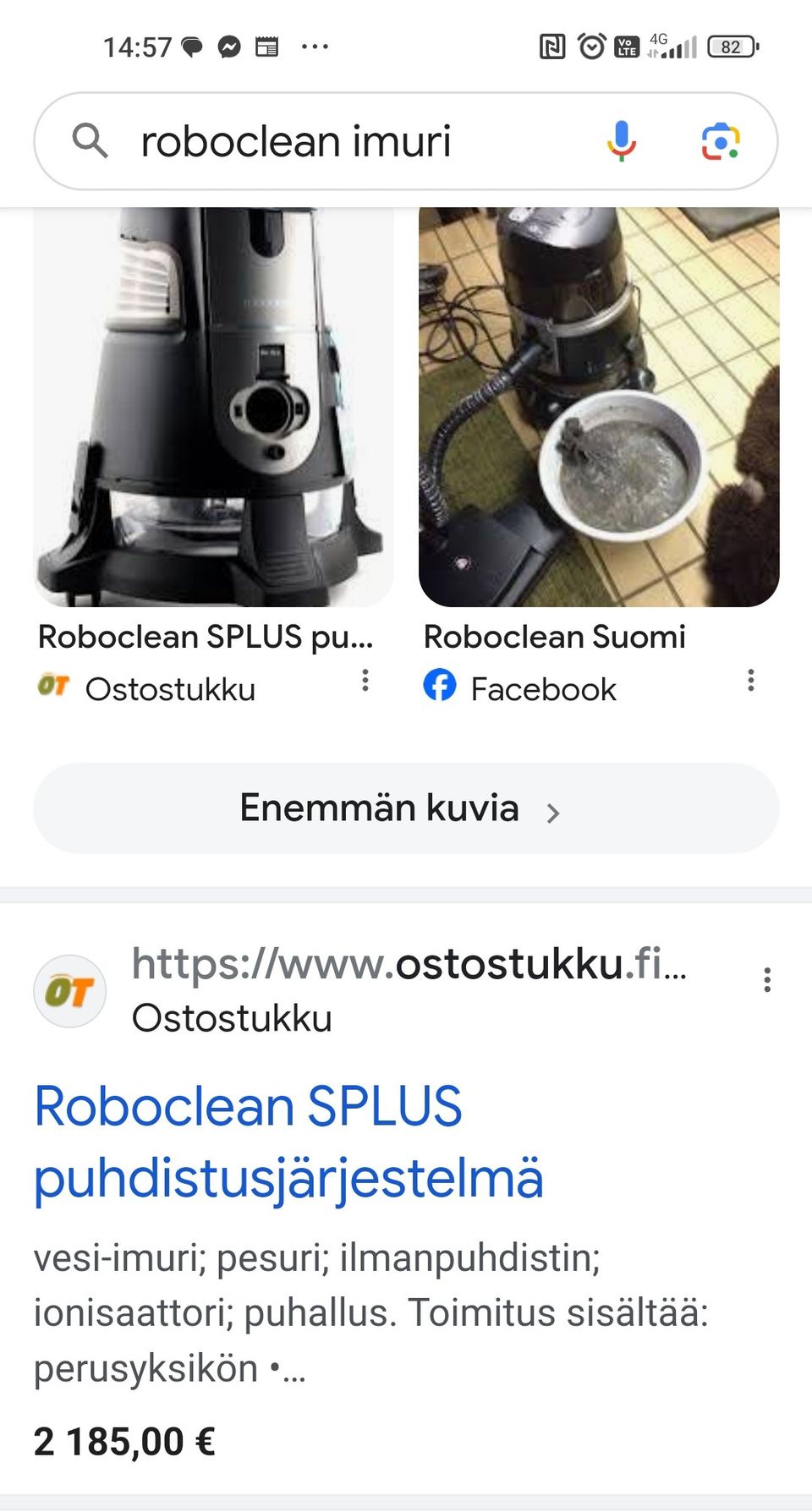 Roboclean vesi imuri/pesuri