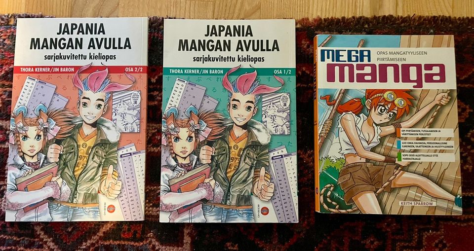 Manga piirtämisen opas ja opi japania mangan avulla