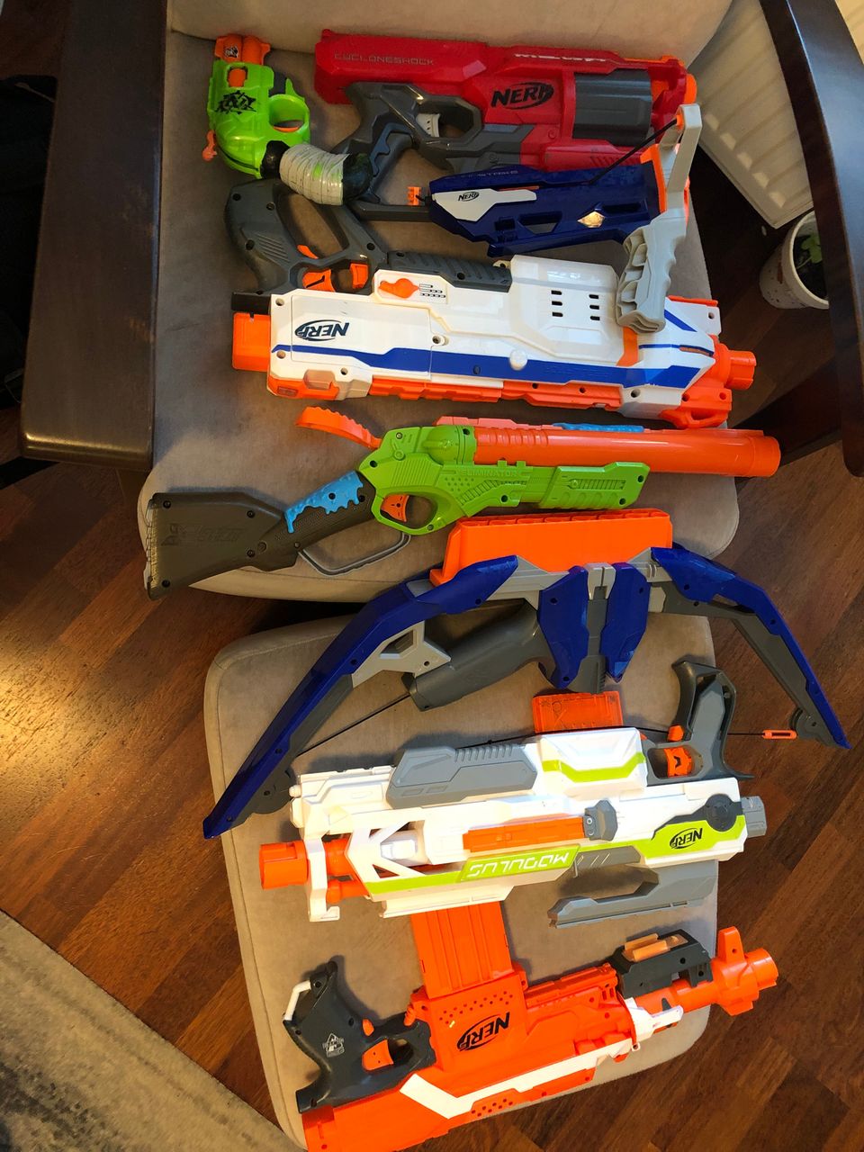 Nerf-aseita 8 kpl