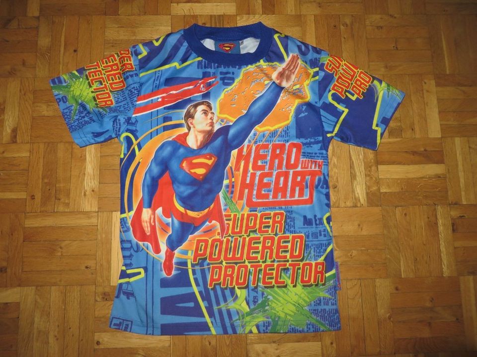 PUMA Superman lippis + UUSI Superman T-paita 128cm