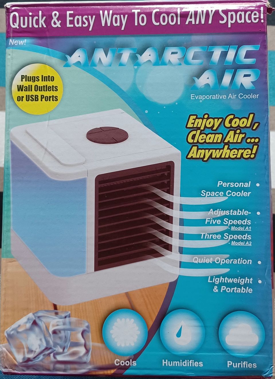 Antarctic air cooler