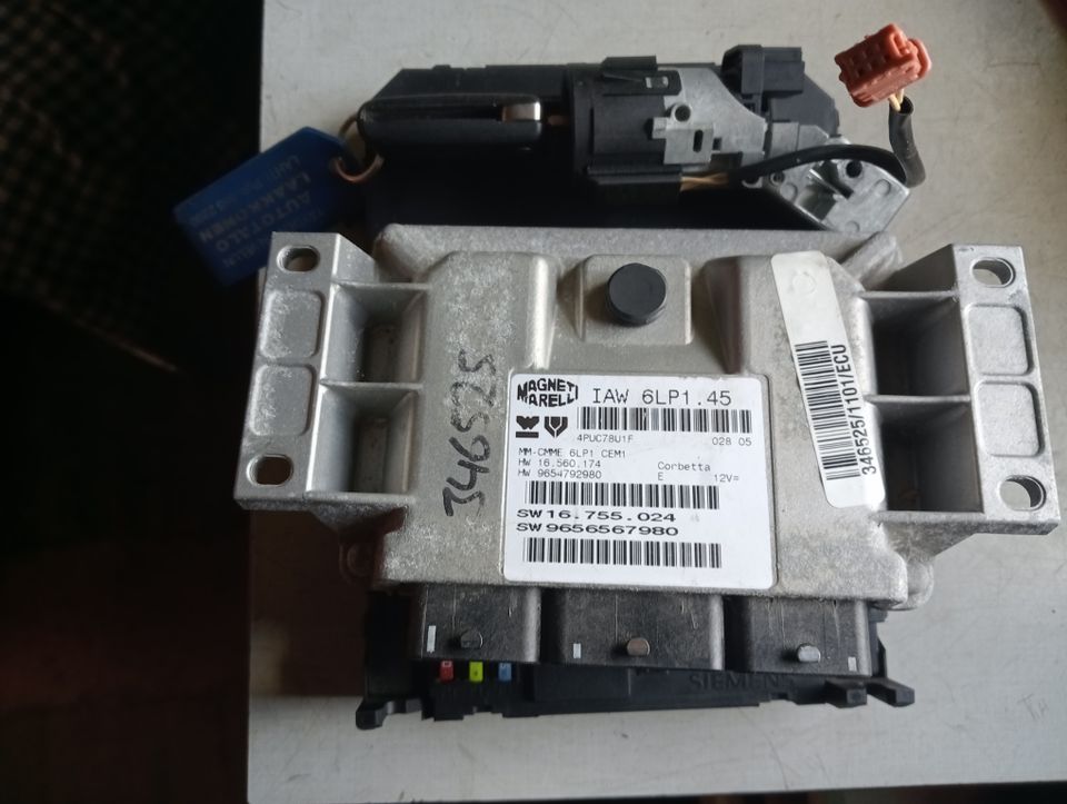 Peugeot 407 2,0 be 2006 ECU-sarja 9656567980 BSI-S03-00