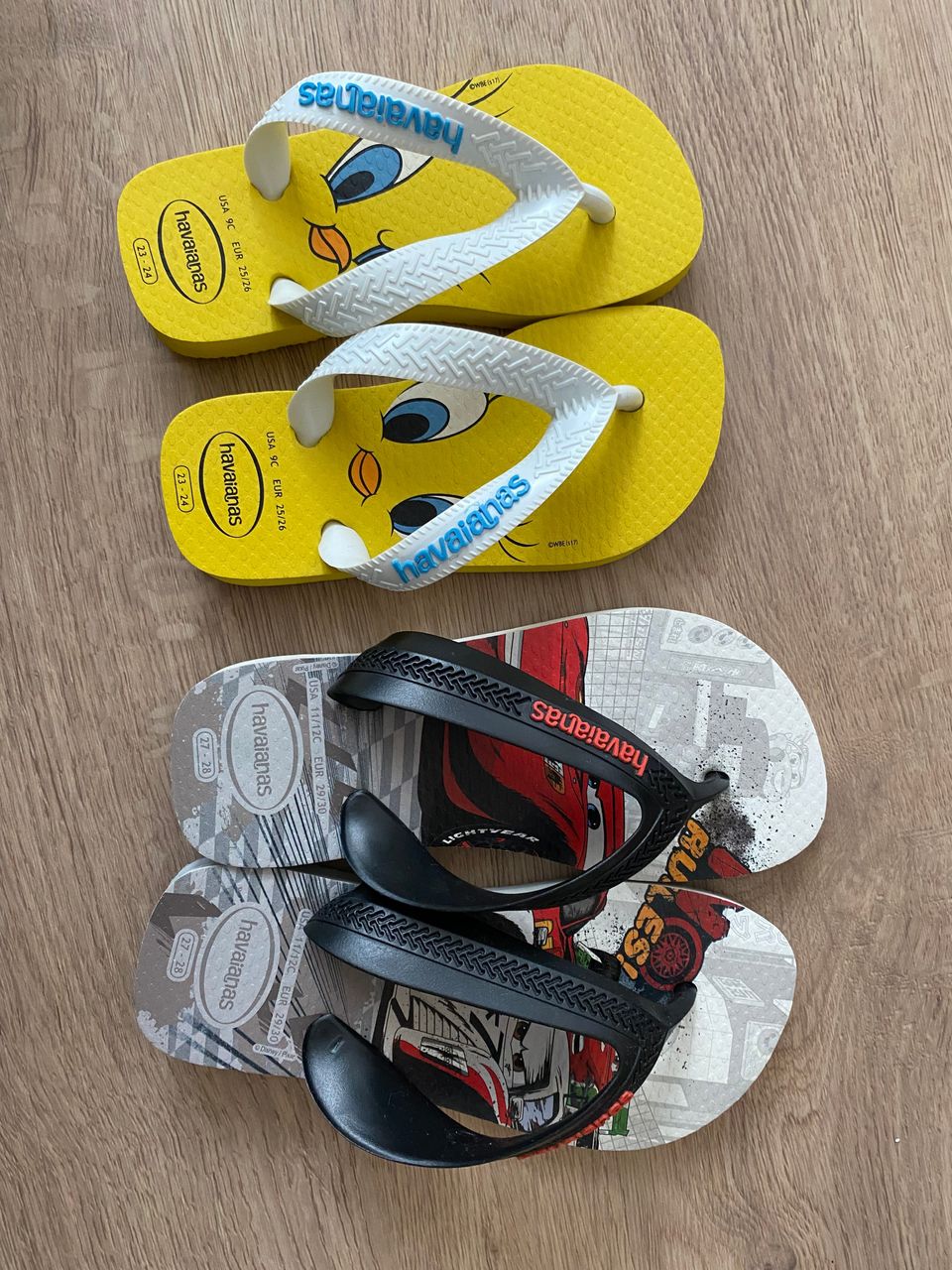 Havaianas varvastossut 25/26 ja 29/30