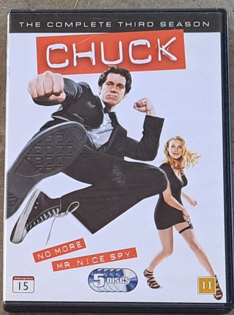 Chuck kausi 3 dvd