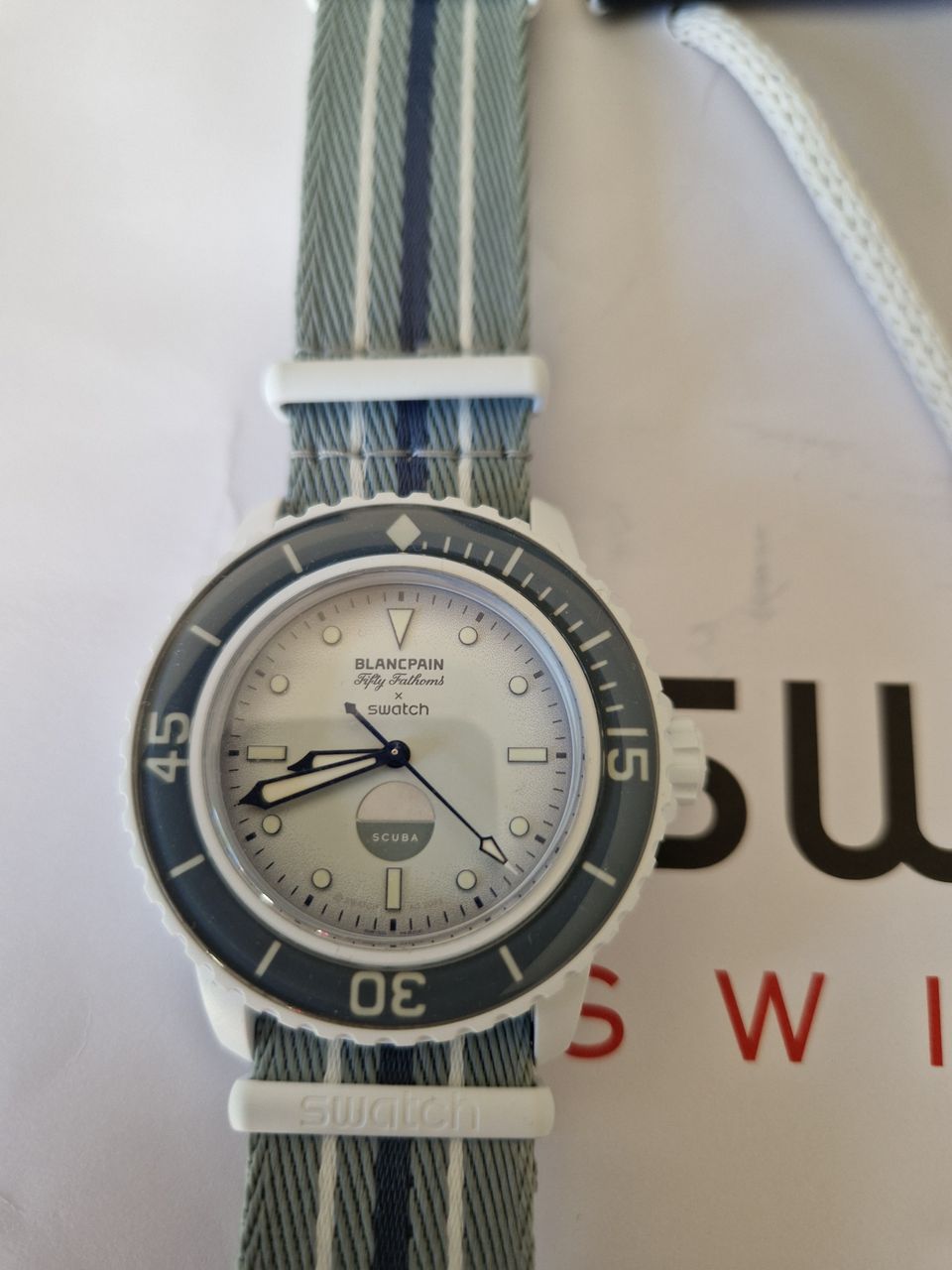 Blancpain x Swatch Fifty Fathoms Antarctic Ocean