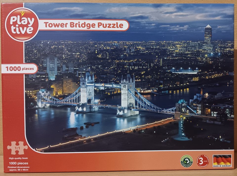 Playtive, Tower bridge, 1000 palan palapeli (avaamaton)