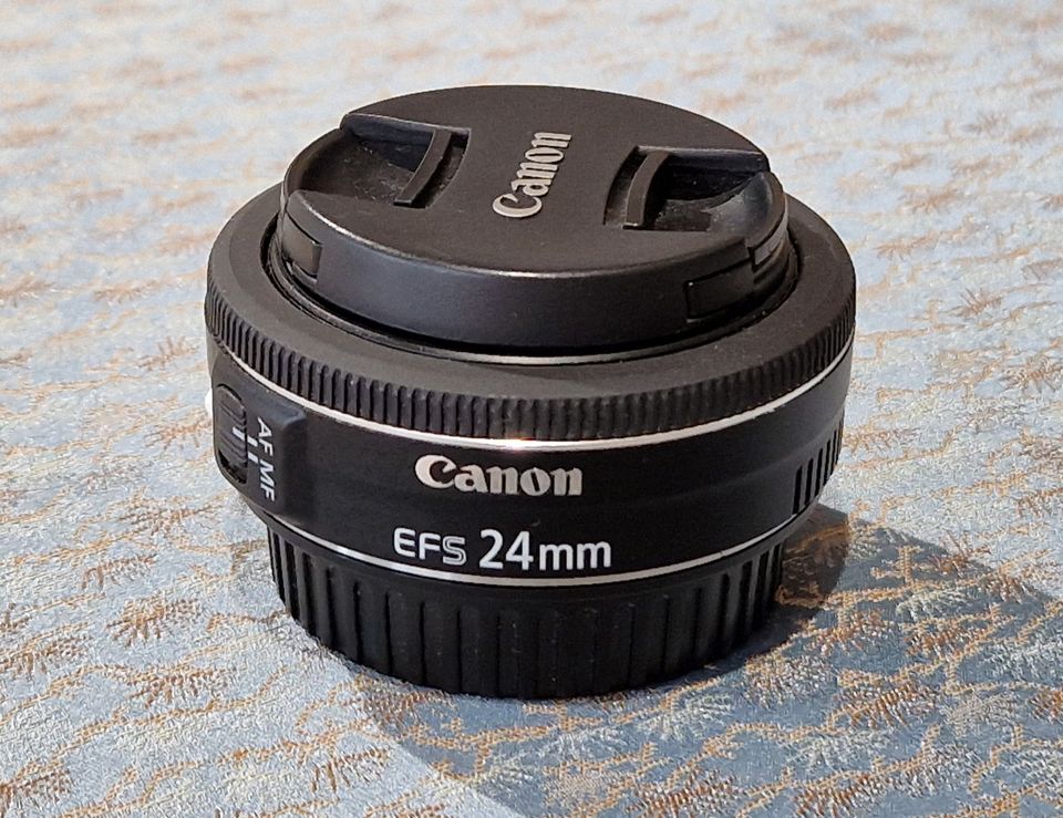 Canon 24mm EF-S F 2,8 pannukakku-prime-objektiivi