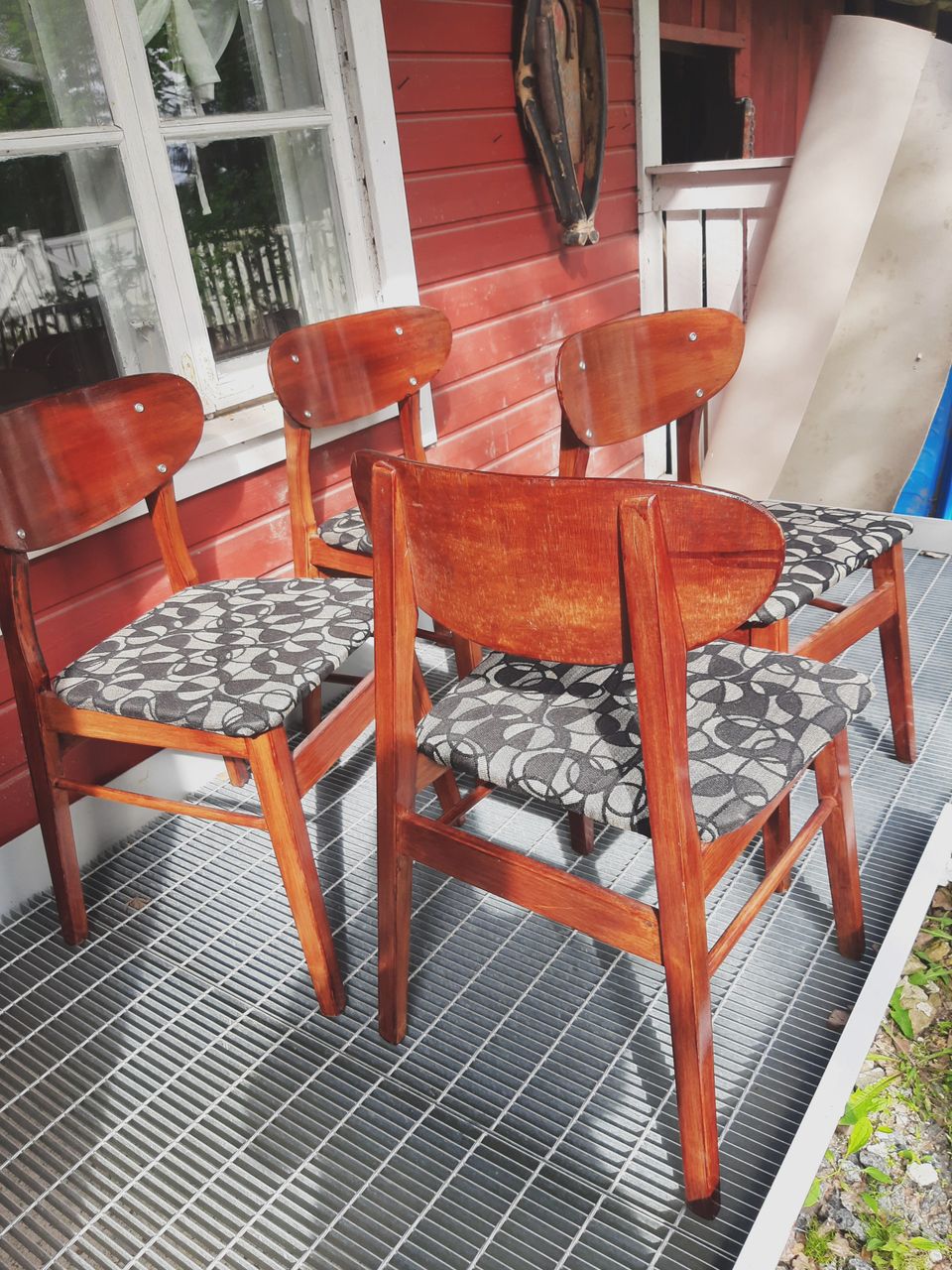 Vintage tuolit 4kpl +kuljetus