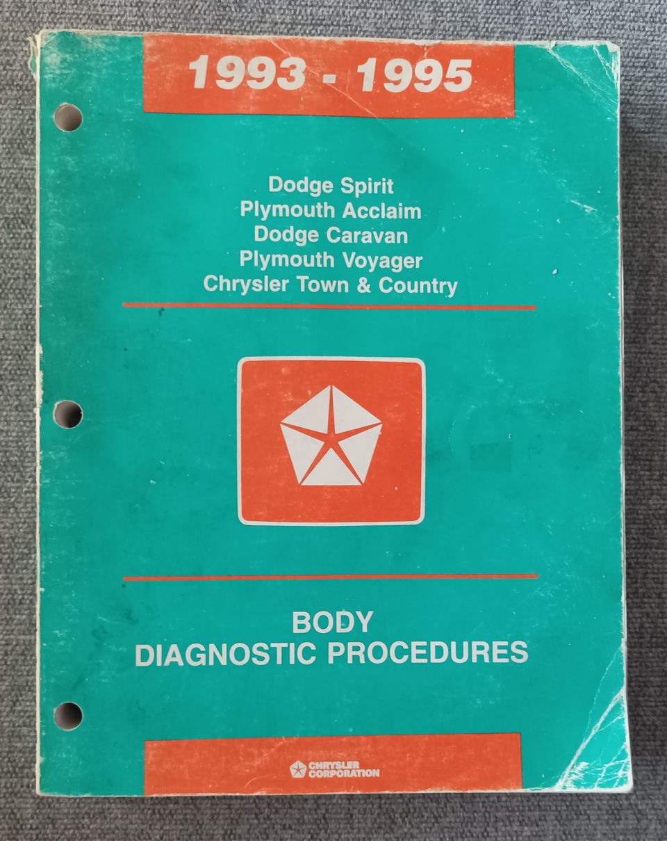 Chrysler body diagnostic - korjauskirja