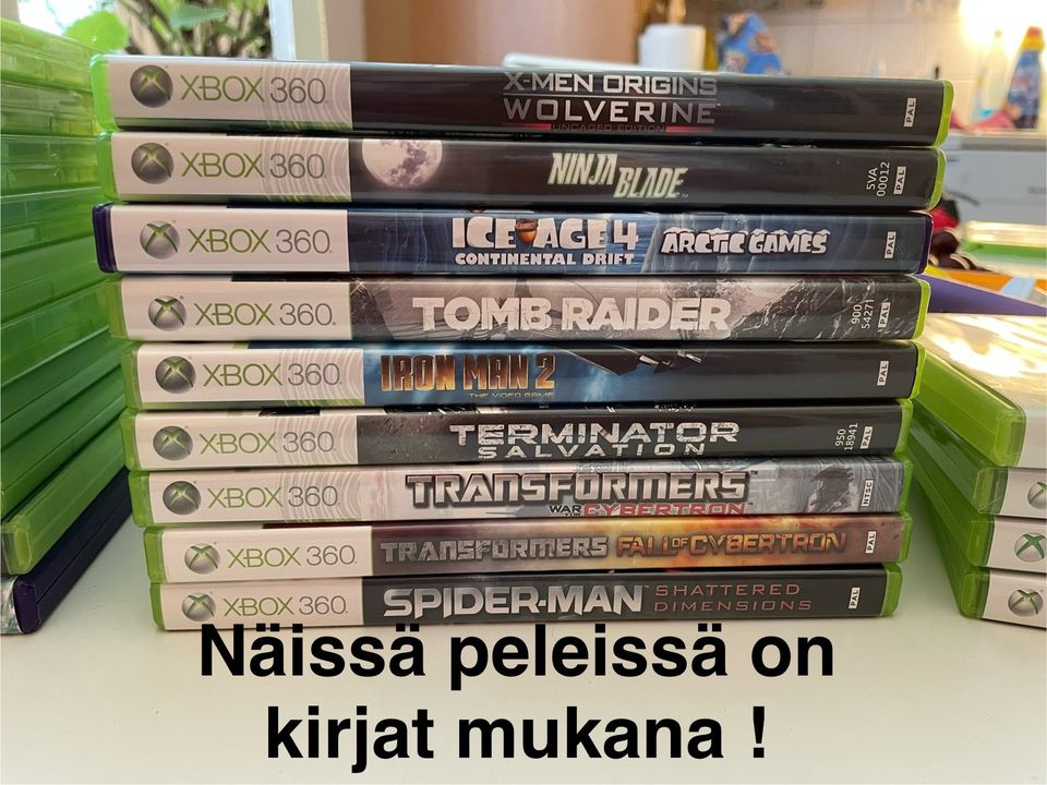 Yli 30 erilaista Xbox 360 - peliä