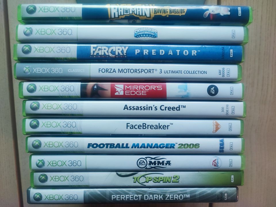 Xbox 360 pelejä läjä