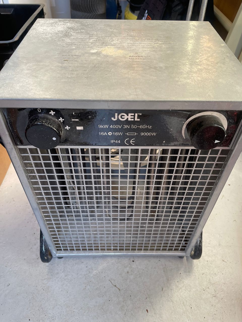 Joel lämmitin 9 kW 400V 3N