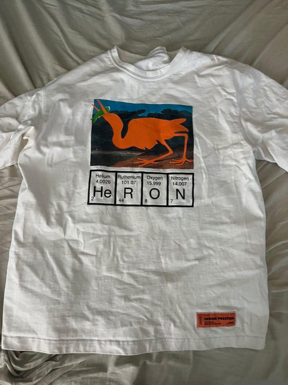 Heron preston t-paita