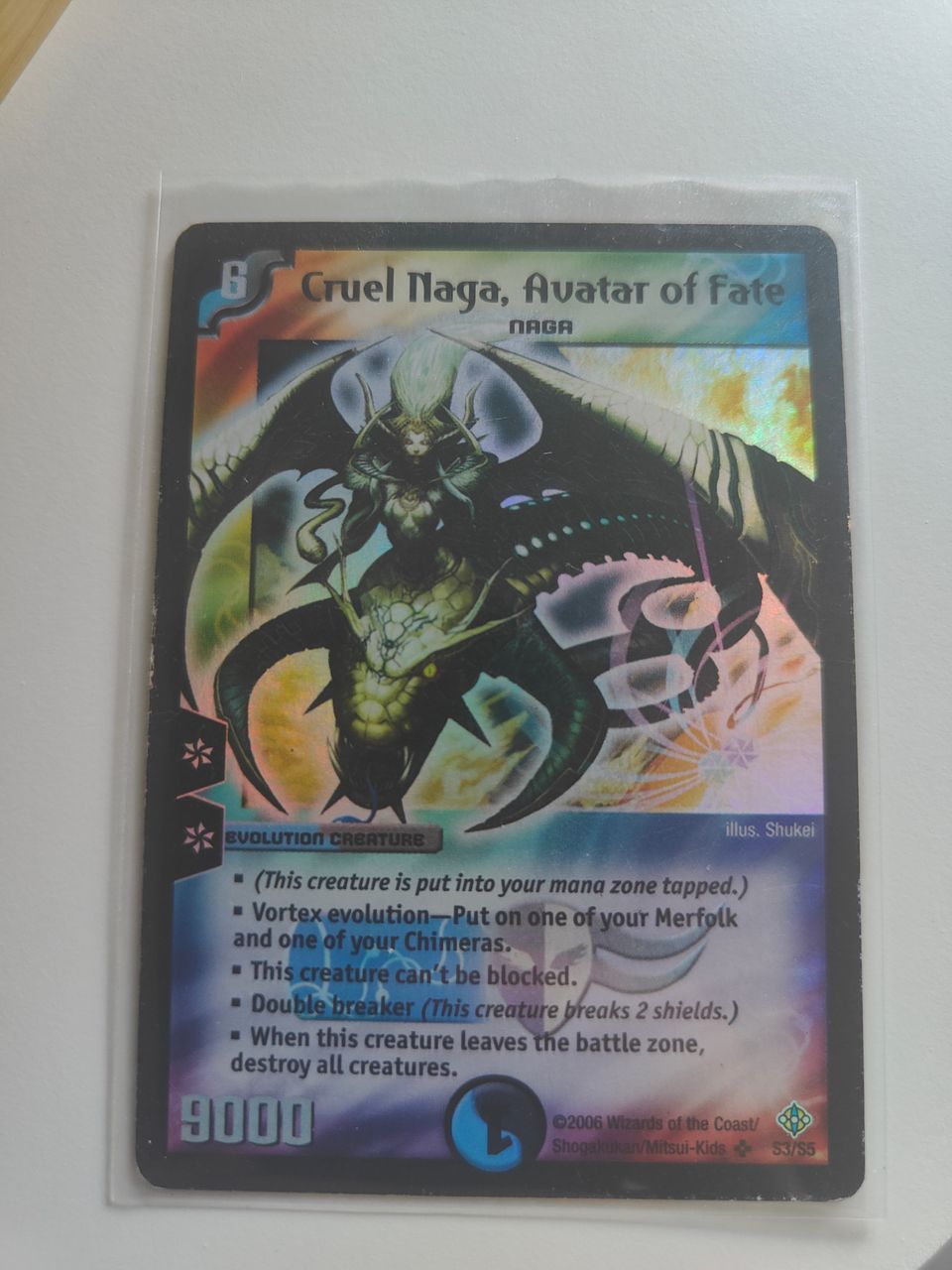 Duel Masters: Cruel Naga, Avatar of Fate