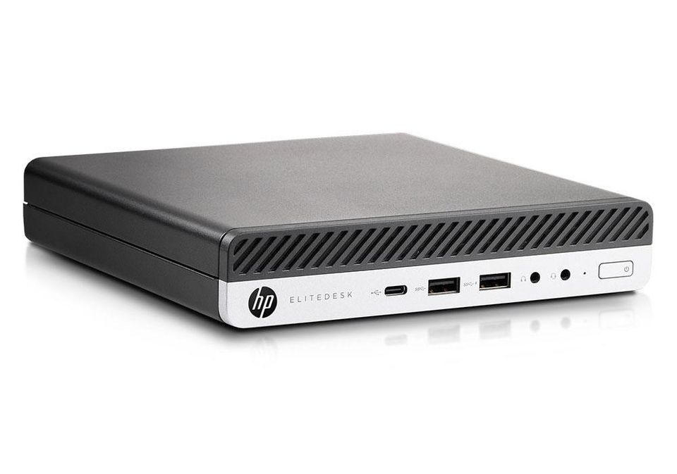 Hp elitedesk 800 g3 mini 65w | i5-6500/8gb ram/120 gb ssd/windows 11 pro, reused