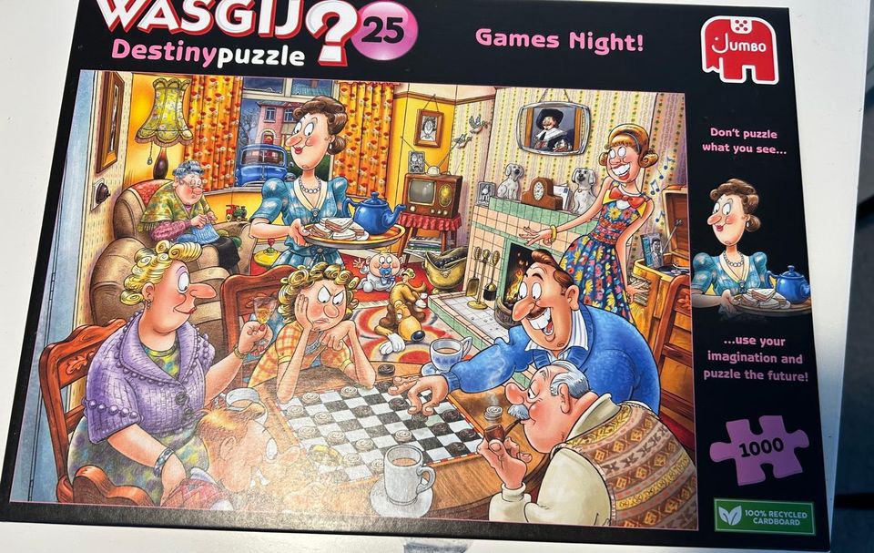 Wasgij-palapeli 25 - Games Night!