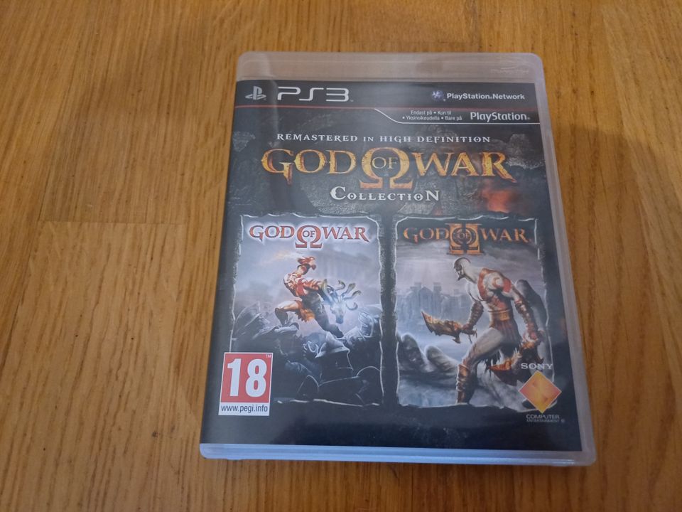 PS3 Remastered God of War collection -pelisarja