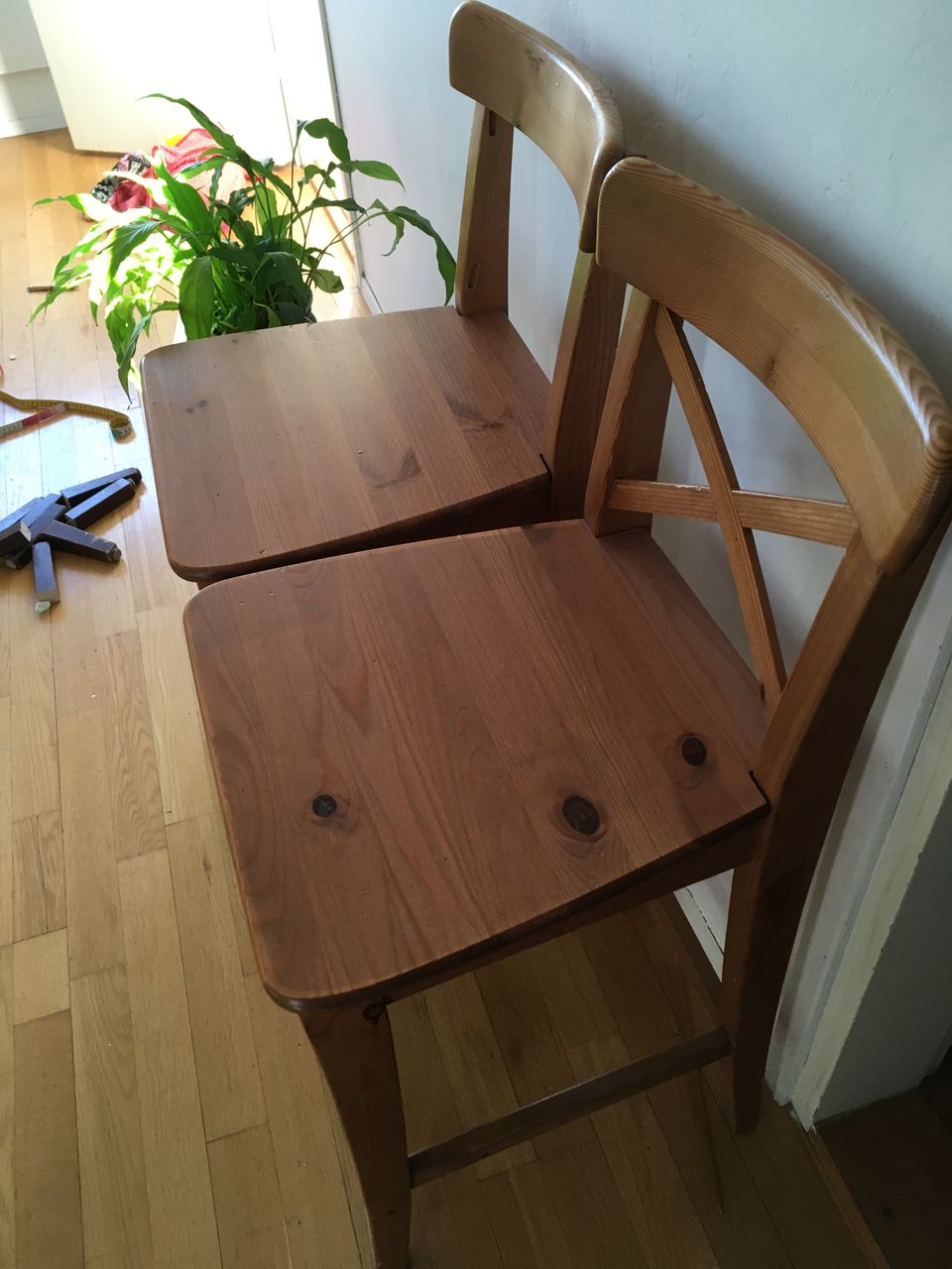 Ikea ingolf korkea tuoli x 2