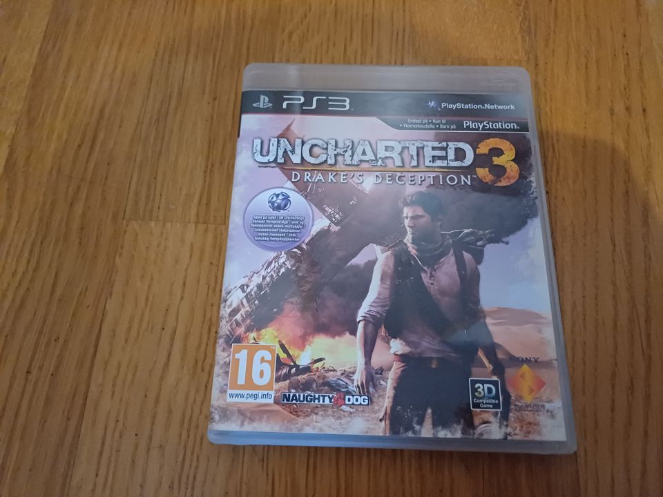 PS3 Uncharted 3 Drake's Deception -peli