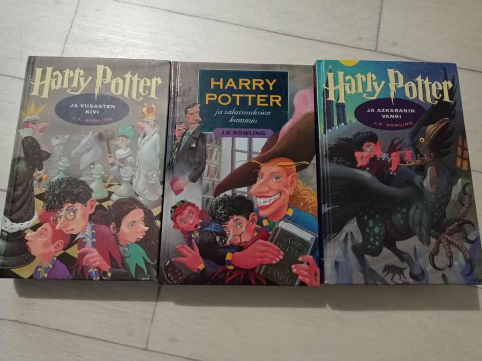 Harry Potter 1-3 kirjat