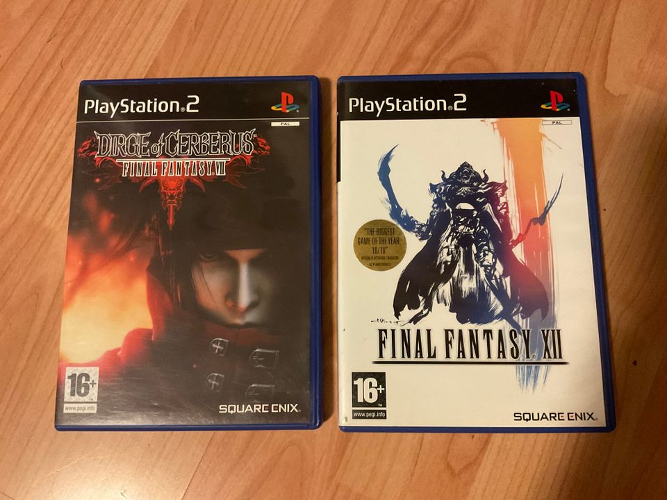 Final Fantasy VII ja XII ps2