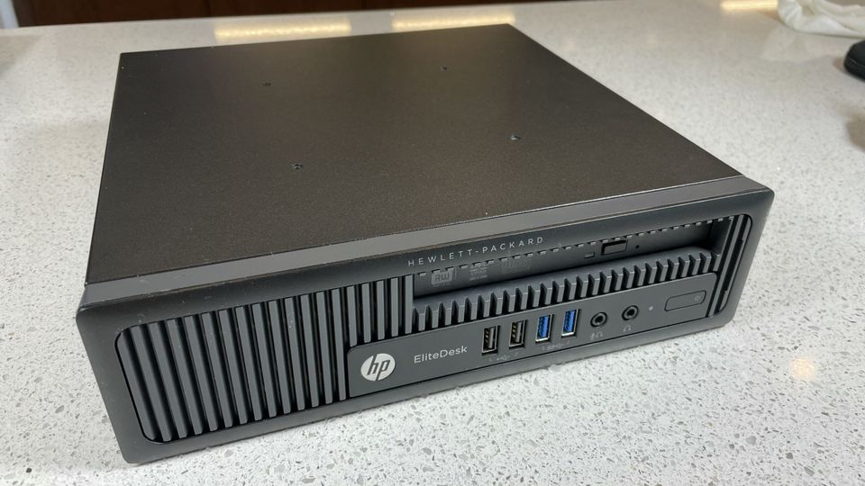 Hp elitedesk 800 g1 usdt pikkukone i5-4570s/8gb ddr3/ 240gb ssd / win 11 pro