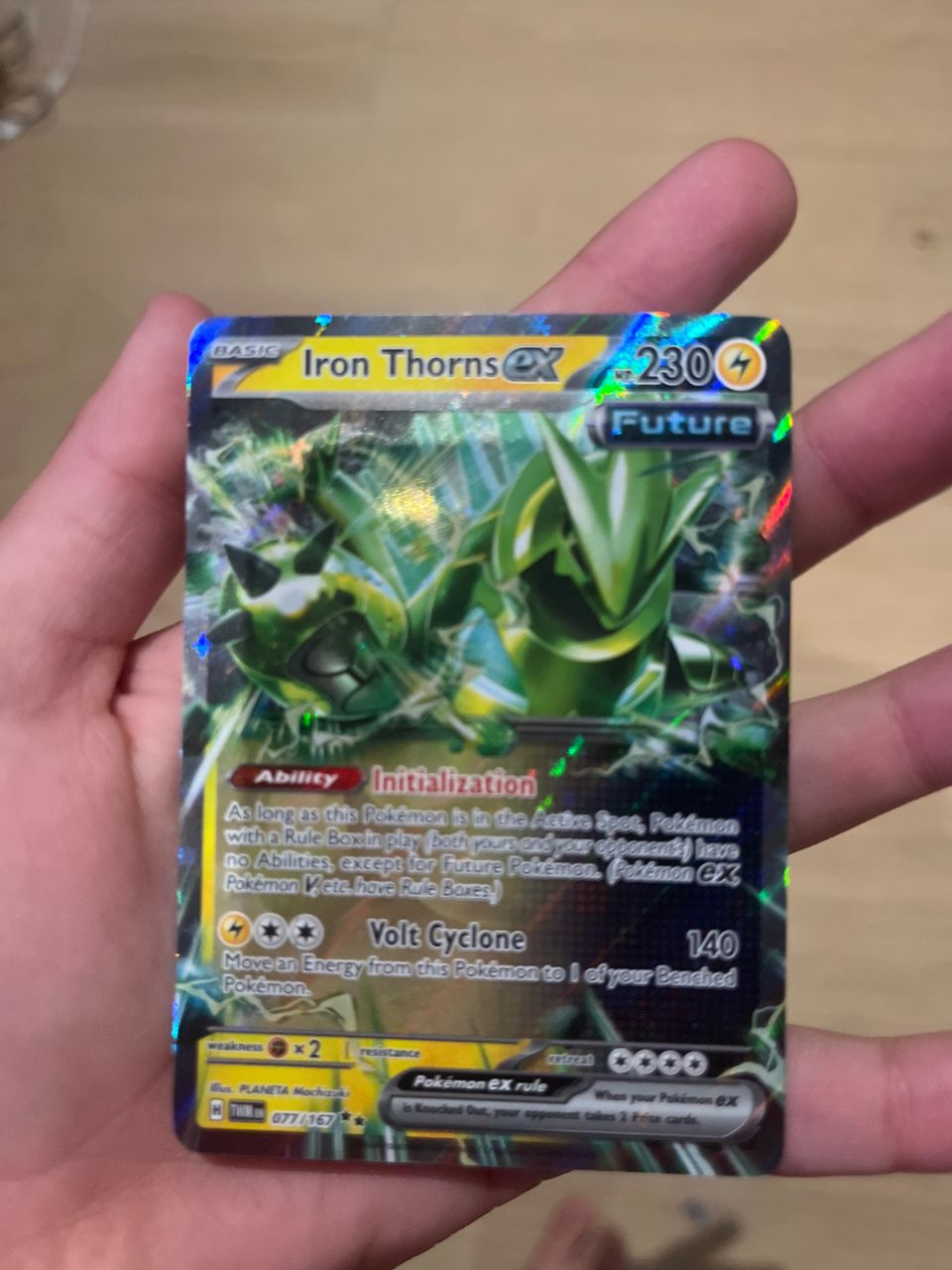 Iron Thorns ex Pokémon kortti