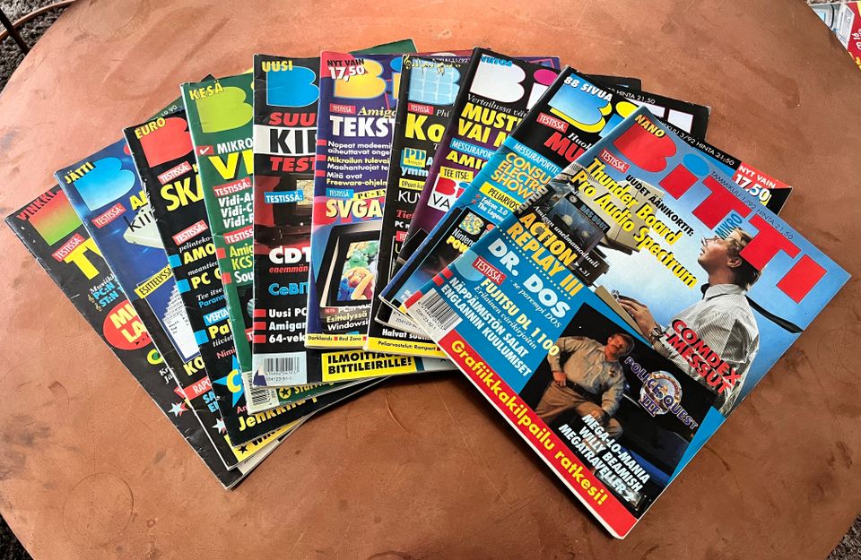 10 kpl Mikrobitti -lehti vuosilta 1991-1992
