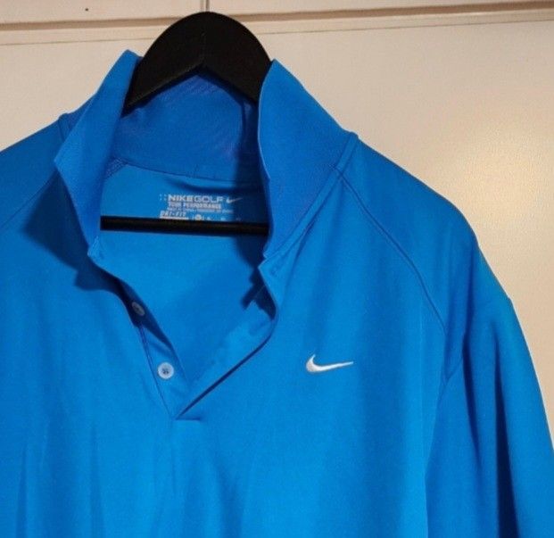 Golfpaita Nike Dri-fit, turkoosi, XL