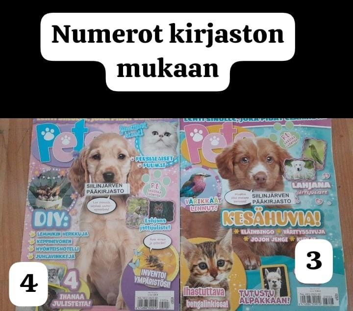 Ostetaan Pets eläin lehti 2023 no3, 4