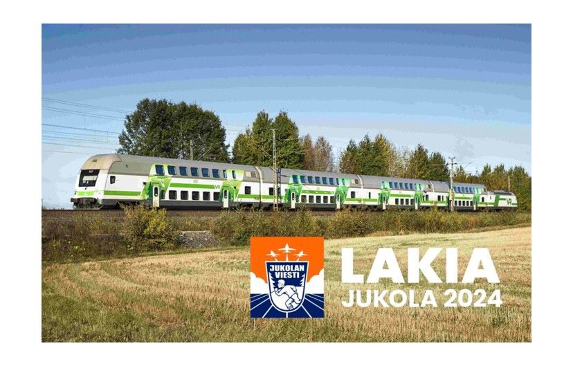 Junalippu Jukolaan Hki-Kauhava-Hki opiskelijalle