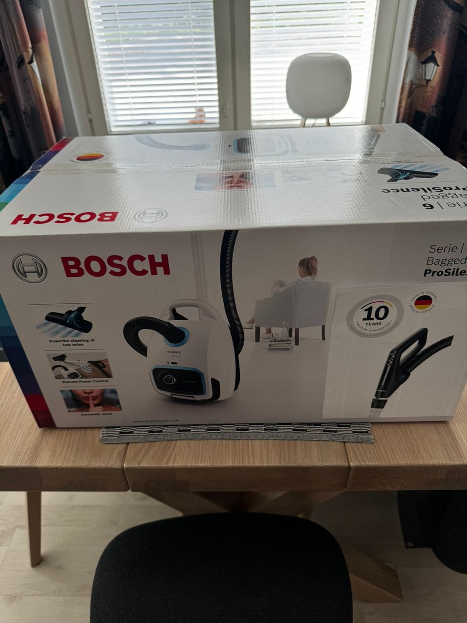 Bosch ProSilenc  BGB6SIL1. Uusi imuri paketissa.