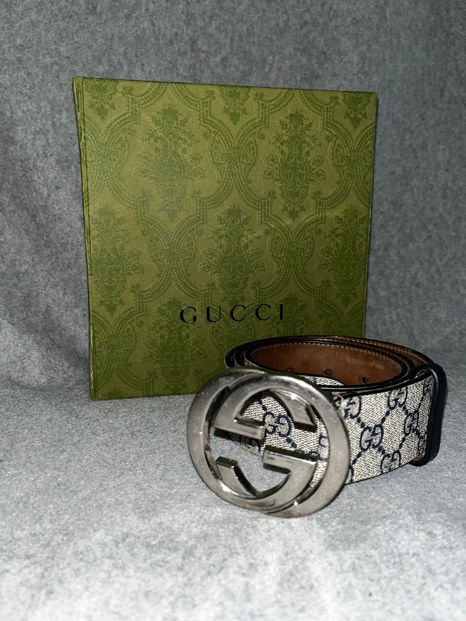 Gucci GG supreme belt