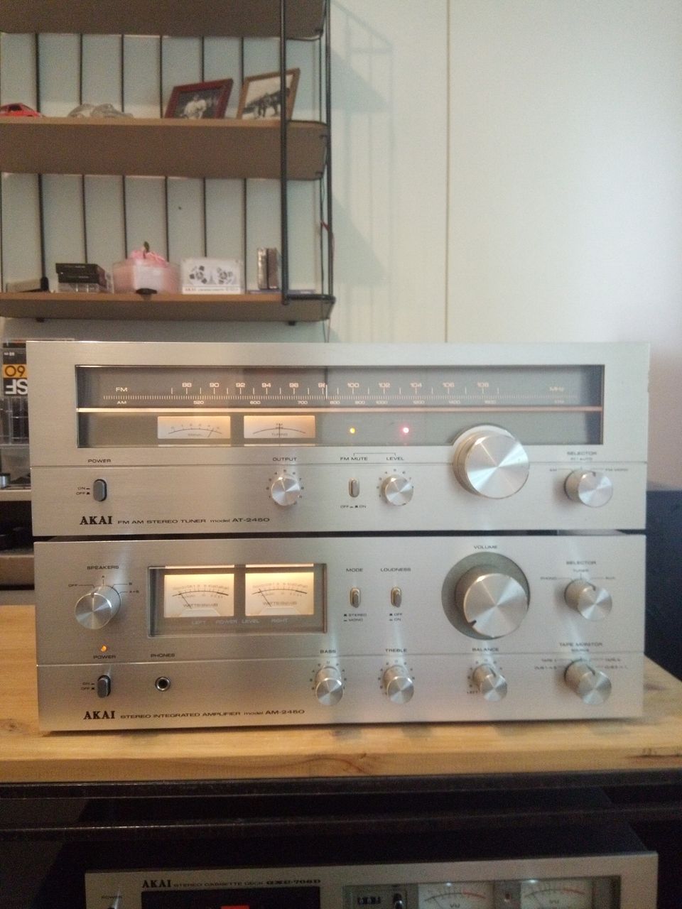 Akai AM/AT-2450 setti "Vintage"