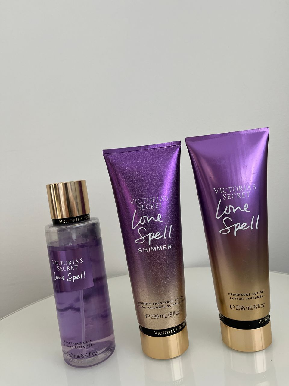 Victoria’s Secret 3 eri tuotetta samasta Lone Spell sarjasta